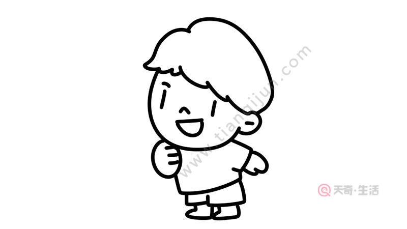 小孩简笔画
